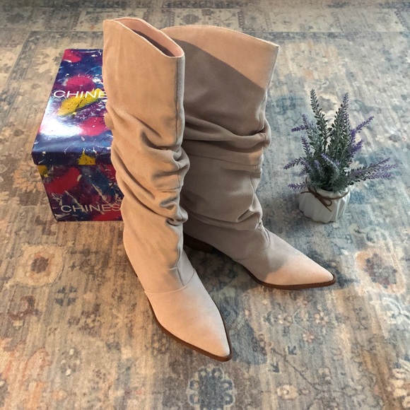 chinese laundry suede boots